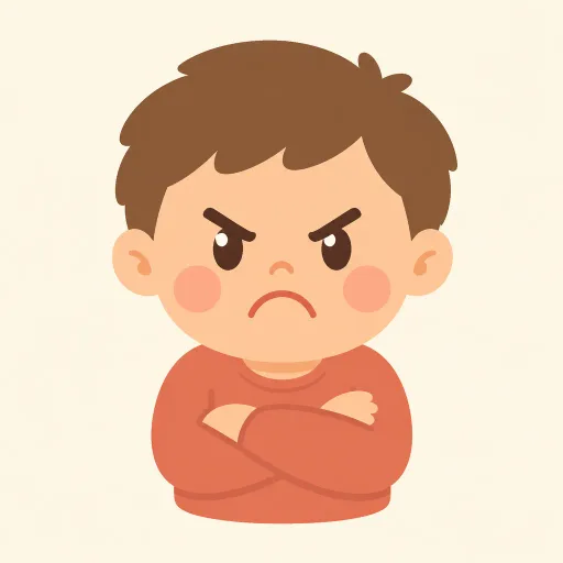 Ilustración: Enojado