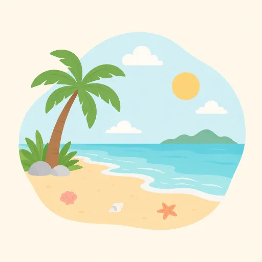 Illustration: Beach