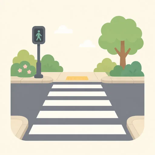 Ilustración: Paso de peatones