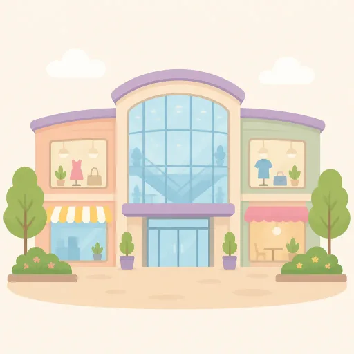 Ilustración: Centro comercial