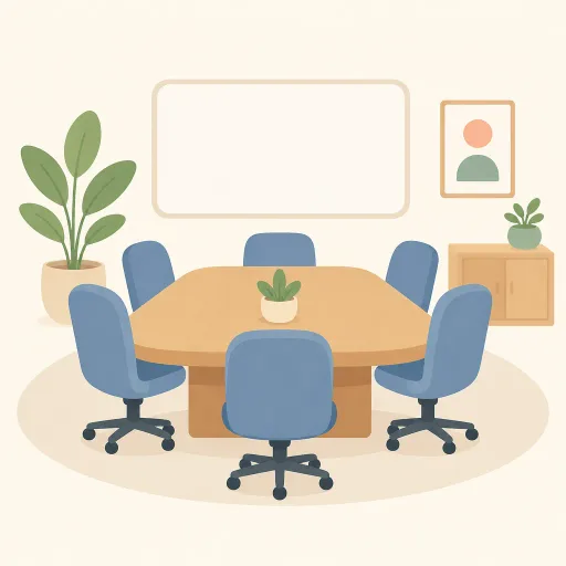 Ilustración: Sala de reuniones