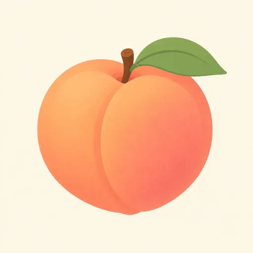 Ilustración: Melocotón