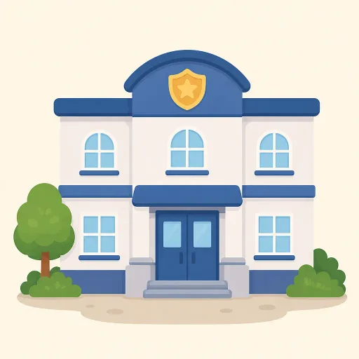 Illustration: Police station