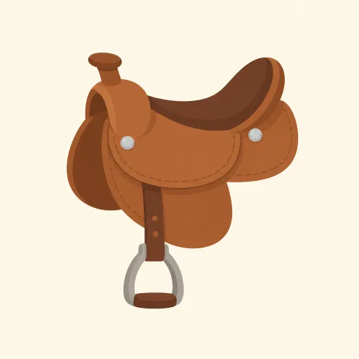 Ilustración: Silla de montar