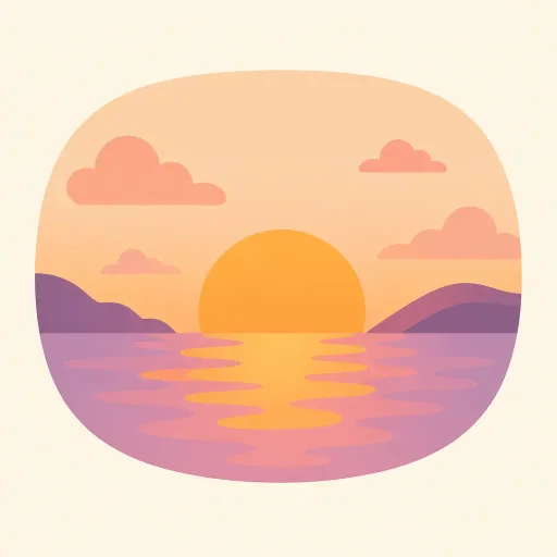 Ilustración: Atardecer