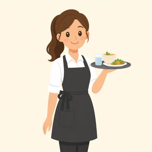 Illustration: Waitress