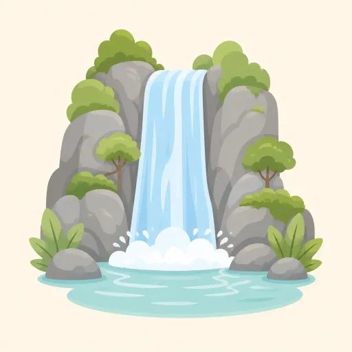Ilustración: Cascada